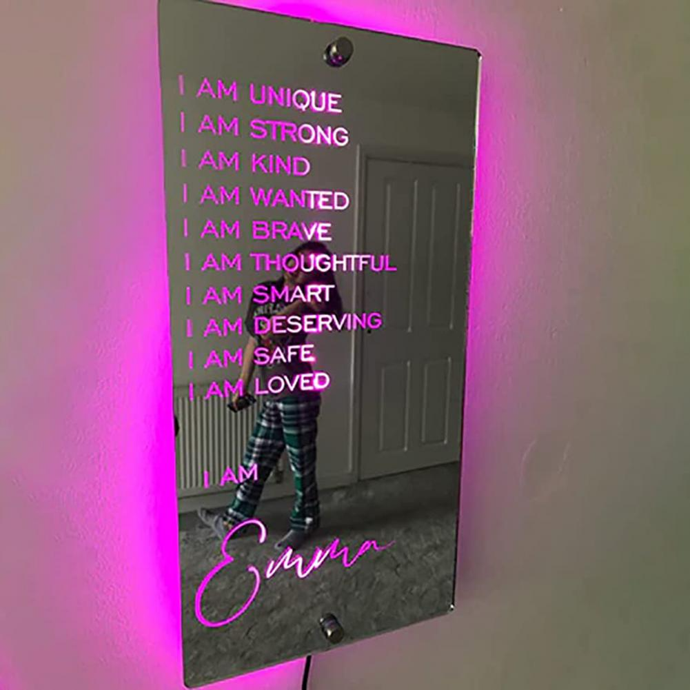 Personalized Affirmations Acrylic Mirror