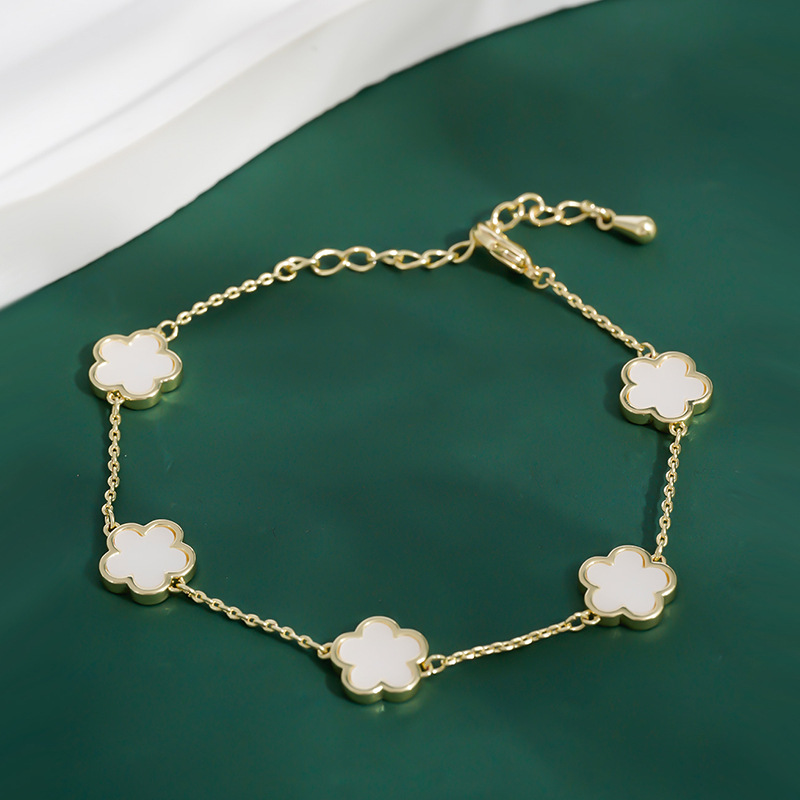 Diamond Clover Bracelet
