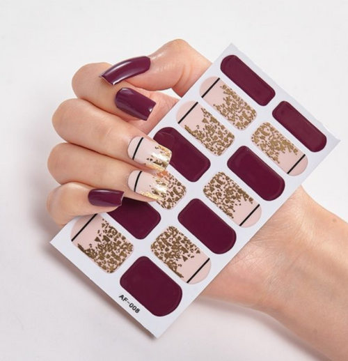 Frexos Bella semicured uv gel nail stickers kit