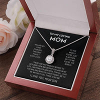 Necklace solid wood gift box