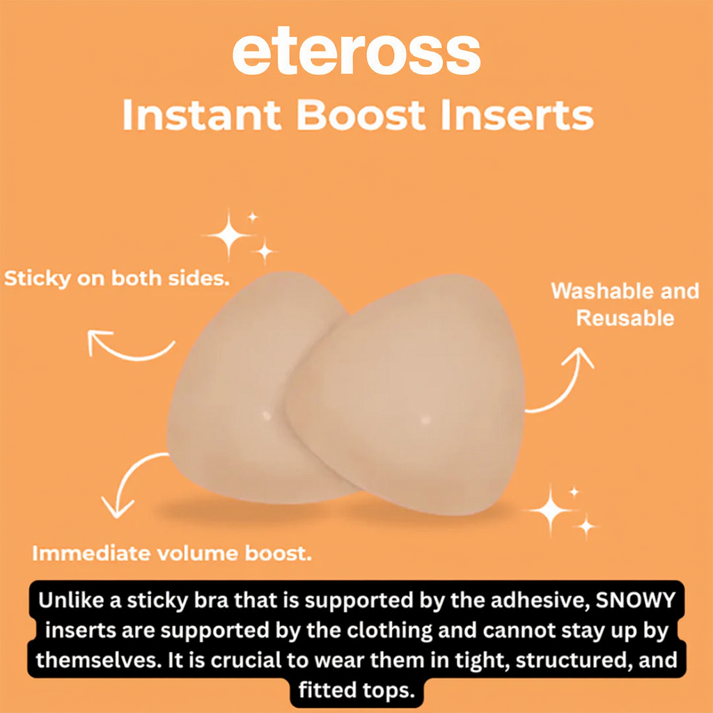 Sticky Inserts - Instant Boost Non-Adhesive Nip Covers