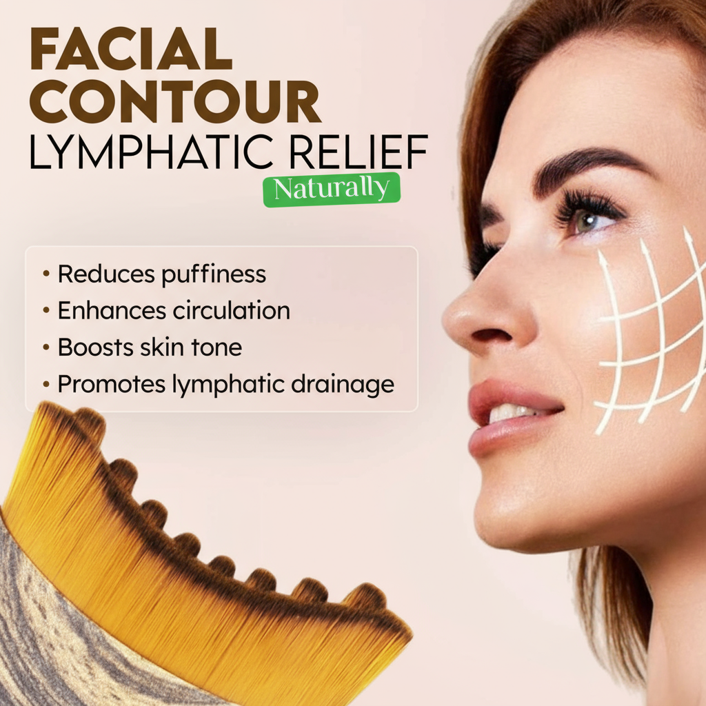 Lymphatic Contour Face Brush + Free eBook