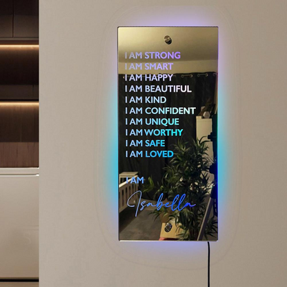 Personalized Affirmations Acrylic Mirror