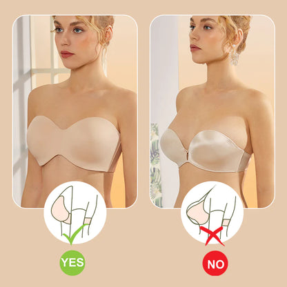 Full Support Non-Slip Convertible Bandeau Bra