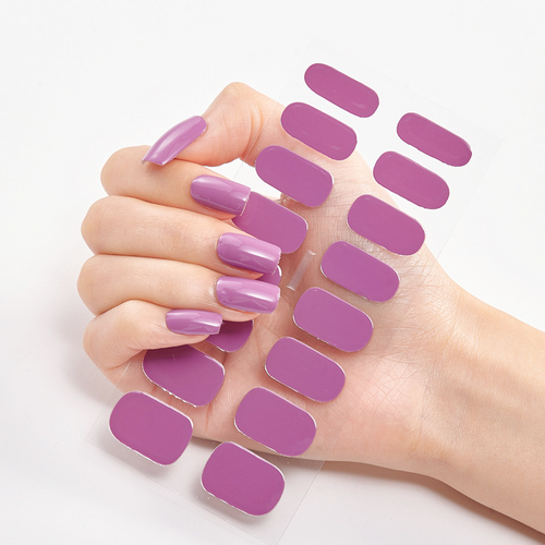 Frexos mauve semicured uv gel nail stickers kit