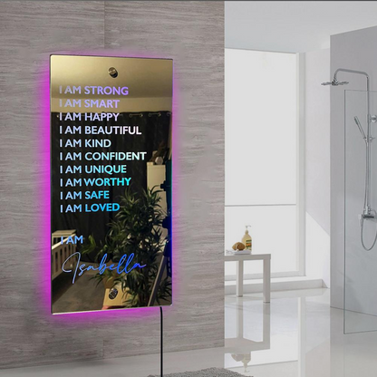 Personalized Affirmations Acrylic Mirror