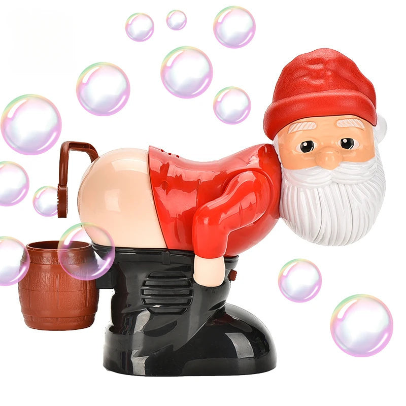 Funny Santa Bubble Machine