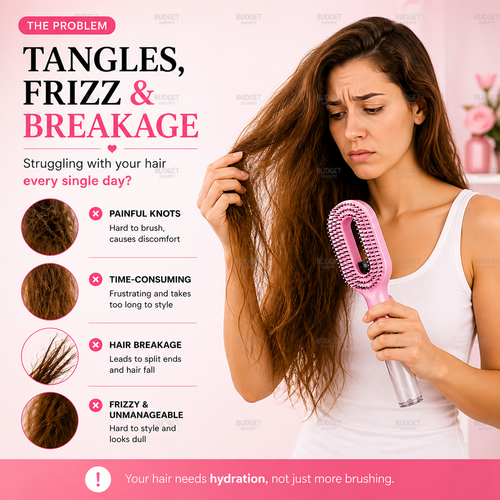 Anti-Frizz Hair brush Spray