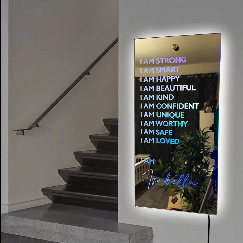 Personalized Affirmations Acrylic Mirror