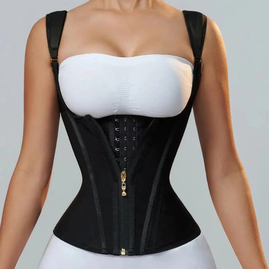 Eteross ™ Faja Shapewear with Double Waistband - Abdominal Control and Waist Sculpting