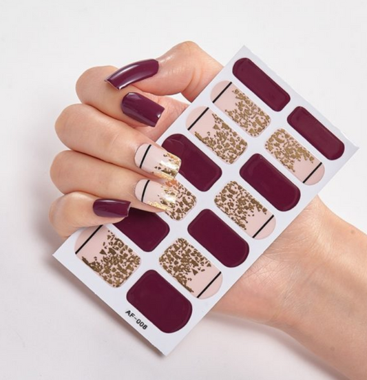 Frexos Bella semicured uv gel nail stickers kit