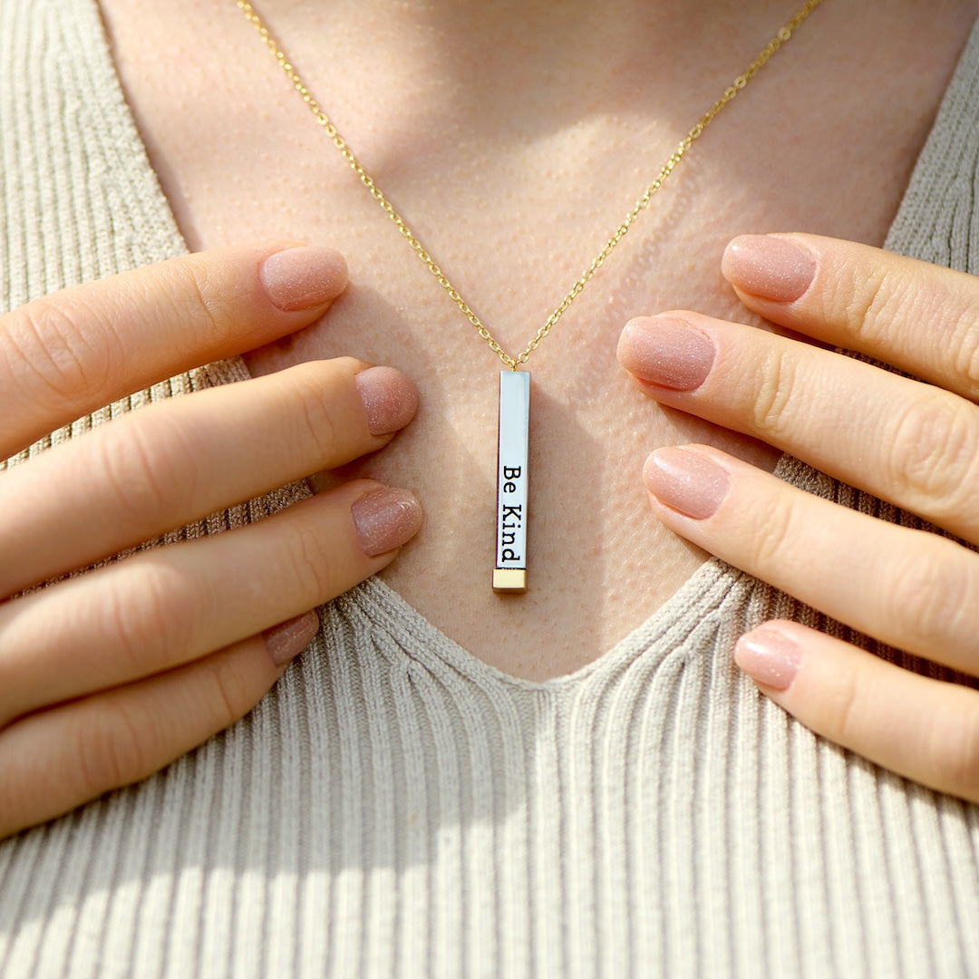 Be Kind.... Of a bi♡ch Necklace