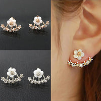 Flower Double Sided - Silver