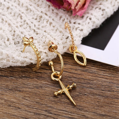 Set Cross Earrings