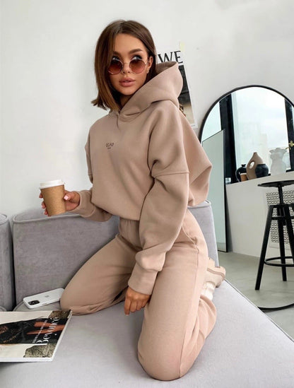 Fleece Tracksuit Set